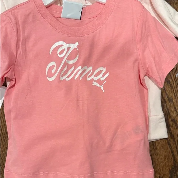 Puma Girls sz 18 months Set - Light Pink - Picture 3 of 4